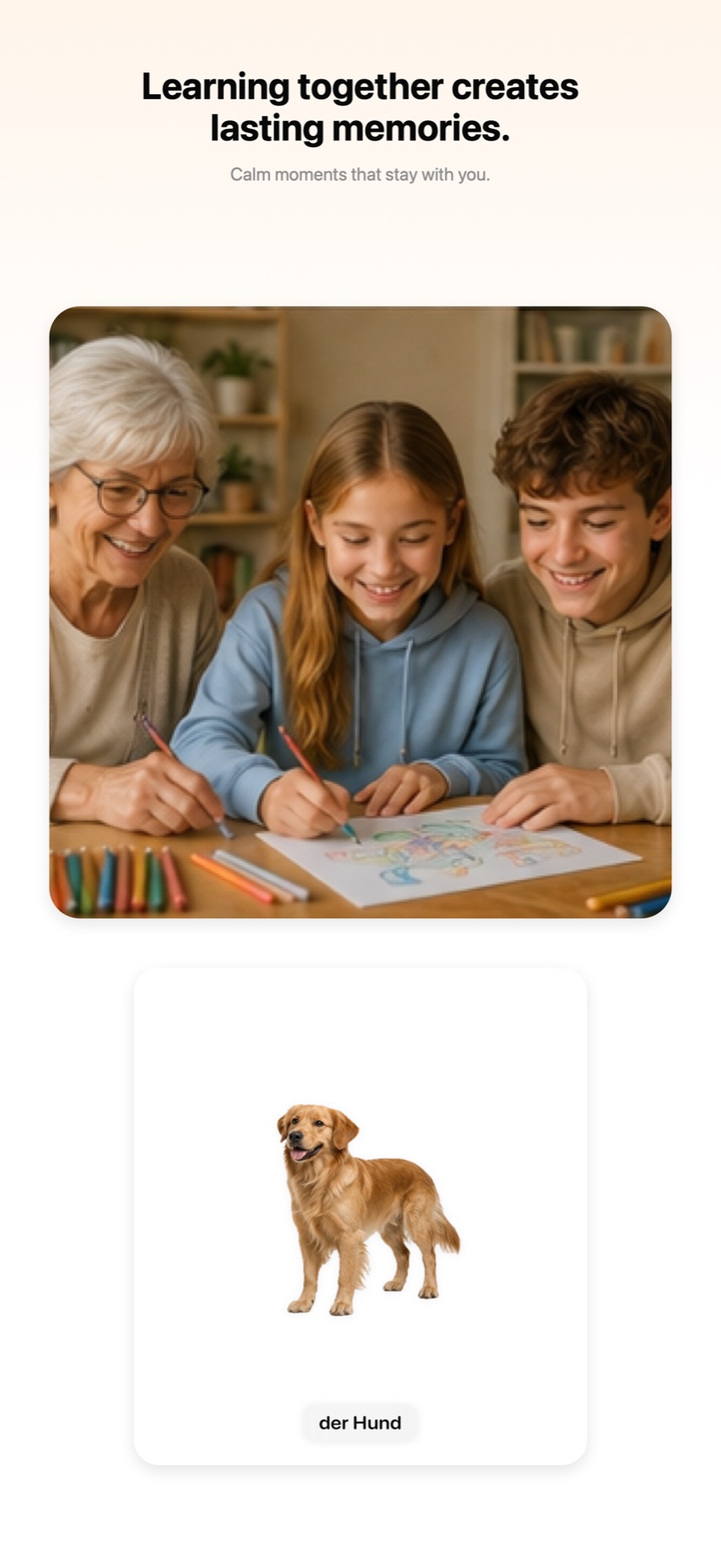 Shared learning time with BabbbleBuddy